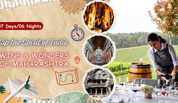 07-Days Mumbai, Nashik Wine Tour & Aurangabad Caves Tour