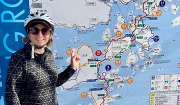 Circuit à vélo sur la Shimanami Kaido et à Shikoku, au Japon circuit