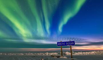 7-tägige Winterreise nach Yellowknife mit Nordlichtern und den kanadischen Rocky Mountains: Von Yellowknife nach Calgary