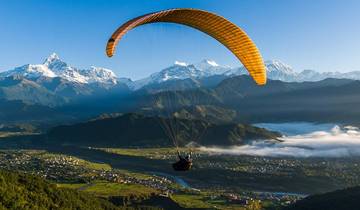 25 - 30 Minuten kurze Paragliding-Tour ab Sarangkot, Pokhara Rundreise