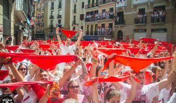 La course des taureaux de San Fermin : Cérémonie de clôture