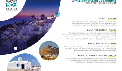 Semana de Vela nas Cíclades Ocidentais e Santorini — 5