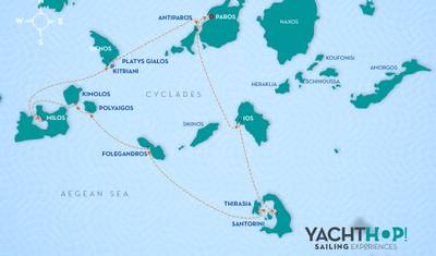 Semana de Vela nas Cíclades Ocidentais e Santorini — 3
