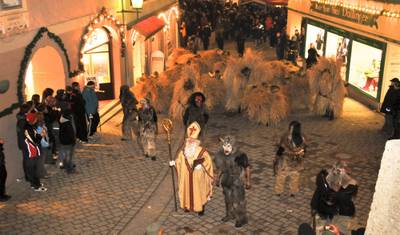 Krampus em Berchtesgaden com Mercados de Natal — 2