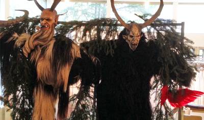 Krampus em Berchtesgaden com Mercados de Natal — 3