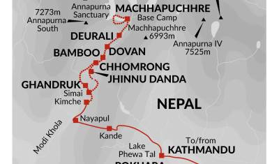 Trek do Sanktuarium Annapurny — 3
