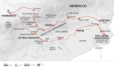 Rowerem przez Maroko – Atlas do Sahary — 2