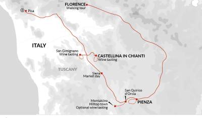 Caminhada e Vinho na Toscana — 4