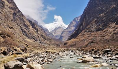 Trilho para o Acampamento Base de Annapurna — 2
