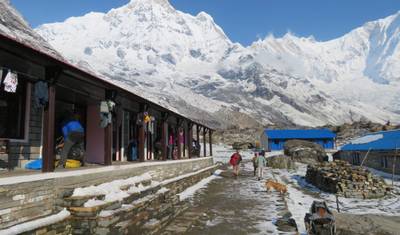 Trilho para o Acampamento Base de Annapurna — 3