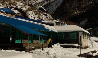 Trilho para o Acampamento Base de Annapurna — 4