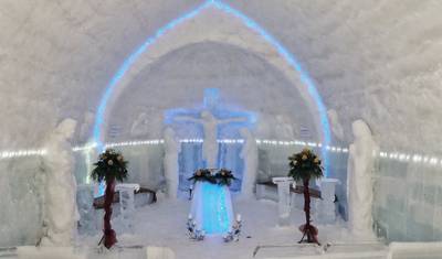 Tour de Inverno na Transilvânia com experiência de pernoite no Hotel de Gelo de Sibiu — 4