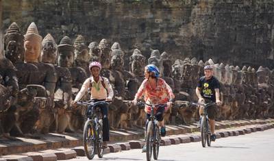 5日間 - アンコール家族自転車ツアー — 2