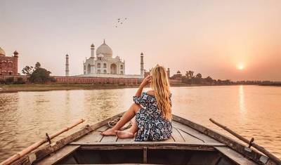 4-dniowa wycieczka po Złotym Trójkącie (Wschód/Zachód słońca nad Tadż Mahal) - Wycieczka Delhi Agra Jaipur — 4