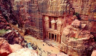 Petra and Wadi Rum Tour For 02 days - 01 Night from Eilat Border (ELT-JHT-004) — 2