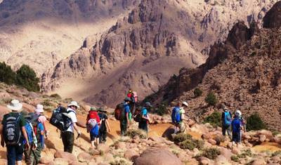 モロッコでのトレッキング：Jebel Toubkal 冬季登山 - 8日間 — 5