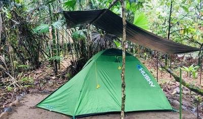 Acampamento e Remada em Rio na Selva no Equador: Aventura Amazônica — 5