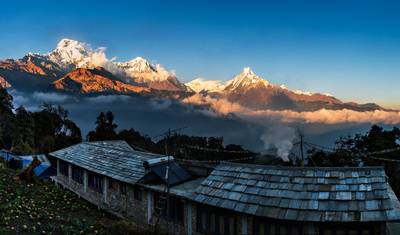 Trekking do Annapurna Base Camp z powrotem helikopterem — 2