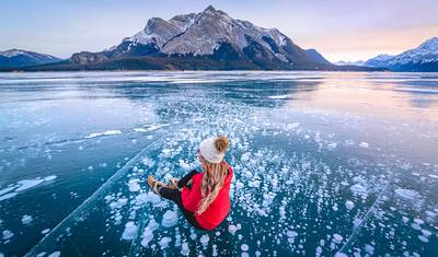 Passeio de 4 Dias pelo País das Maravilhas de Inverno nas Montanhas Rochosas | Banff & Lake Louise & Lake Minnewanka ou Bubble Lake | Destaques — 4