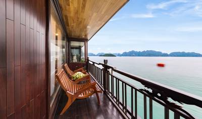 Cruzeiro de 2 Dias na Baía de Ha Long - Baía de Lan Ha 5 Estrelas com Cabine com Varanda Privativa — 5