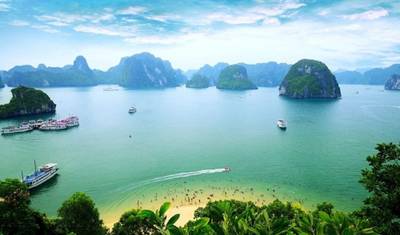 Ha Long Bay Full Day Cruise, Cave, Kayaking, Swimming, Lunch, Bus — 2