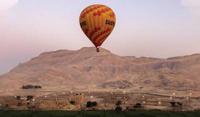 PASSEIO DE BALÃO DE AR QUENTE SOBRE LUXOR — O Céu Acima dos Templos — 4