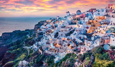 Grecja i Włochy: Wycieczka z 2 lotami w cenie z Aten, Mykonos i Santorini do Rzymu i Wenecji — 2