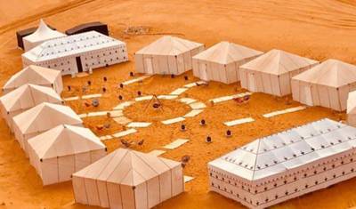 6-dniowa prywatna wycieczka z Marrakeszu do Casablanki przez Merzougę, Fez, Chefchaouen i Glamping na Pustyni Sahara, Luksusowy Obóz — 2