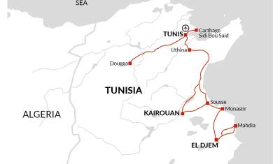 Costa Tunisiana e Antiga Cartago no Verão — 4
