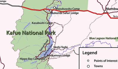 Kafue National Park Safari 3 Days/2 Nights — 5