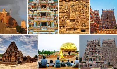 Luxury 14-Days South India Cultural Tour : Chennai, Mahabalipuram, Kanchipuram, Auroville, Pondicherry, Chidambaram, Kumbakonam, Thanjavur, Trichy, Madurai, Periyar, Alleppey, Kumarakom, Kochi — 2