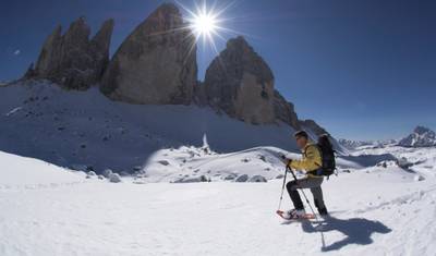Caminhada com raquetes de neve nas Dolomitas - Aventura Premium — 5