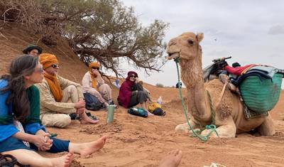 DE MHAMID Deserto – Explore o Saara de Marrocos!!! Aventura de 3 Dias de Trekking de Camelo no Deserto do Saara de Marrocos — 5