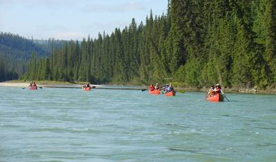 Viagem de Canoa no Rio Athabasca em Alberta, Canadá — 5