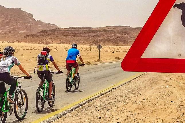 Cycle Jordan: Petra, Wadi Rum & the Dead Sea