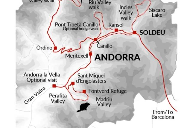 Caminhada nos Pirenéus