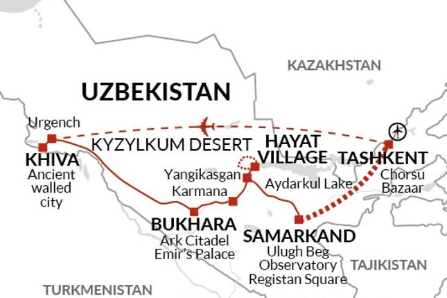 Jedwabny Szlak Uzbekistanu
