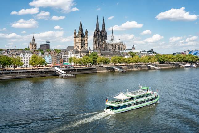 The Rhine in full length