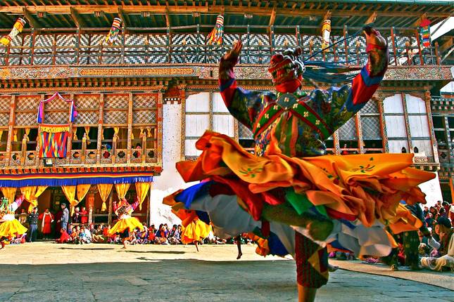 Festivals van Bhutan - Paro