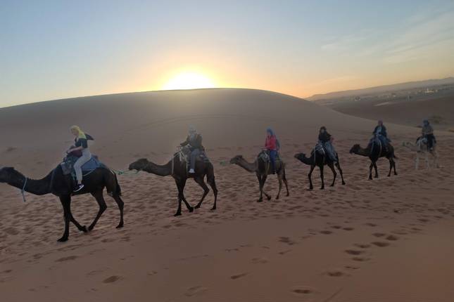 7 Days Sahara Tour From Casablanca to  Merzouga Desert via Marrakech