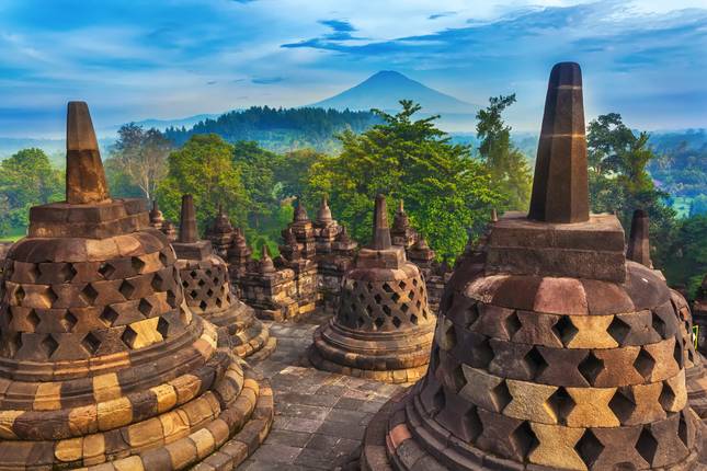 Destaques clássicos de Java (excursão em grupo, de Yogyakarta/para Sudbali)