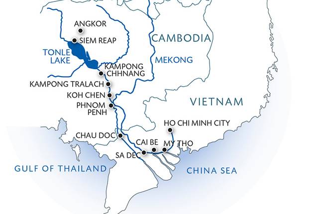 The Mekong in a different way - Between adventure and must-see sites (port-to-port cruise) (36 destinations)
