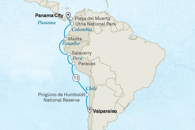Ancient Kingdoms and Natural Treasures: Chile to Panama
