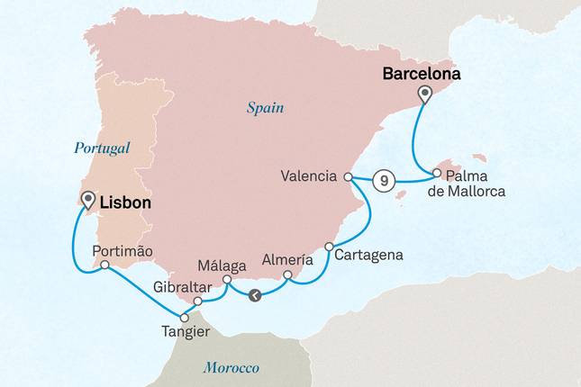 Iberian & Moroccan Wonders: Spain to Portugal