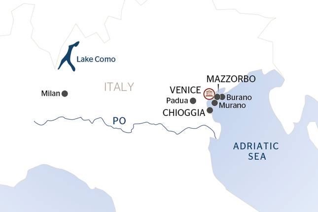 Venetian Treasures & Milan and Lake Como (port-to-port cruise)