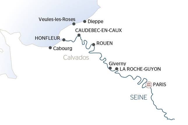 Authentic Normandy: Charming Villages, Traditional Food, and Classic Sites (port-to-port cruise) - RENOIR