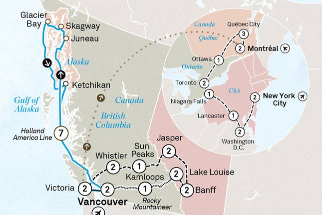 Grand Tour of Canada & Alaska Cruise 2027