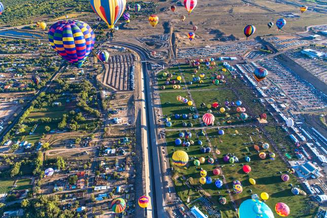 Novo México Encantador com o Festival de Balões de Albuquerque