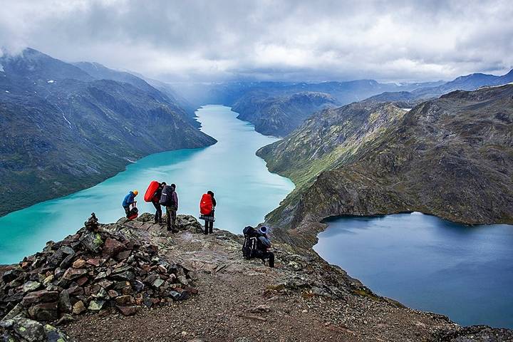 Fjord Self Guided Hiking Jotunheimen's Peaks Lakes (Self-guided