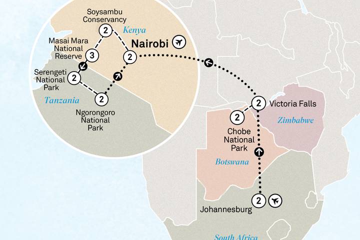 Victoria Falls & East Africa Adventure 2027